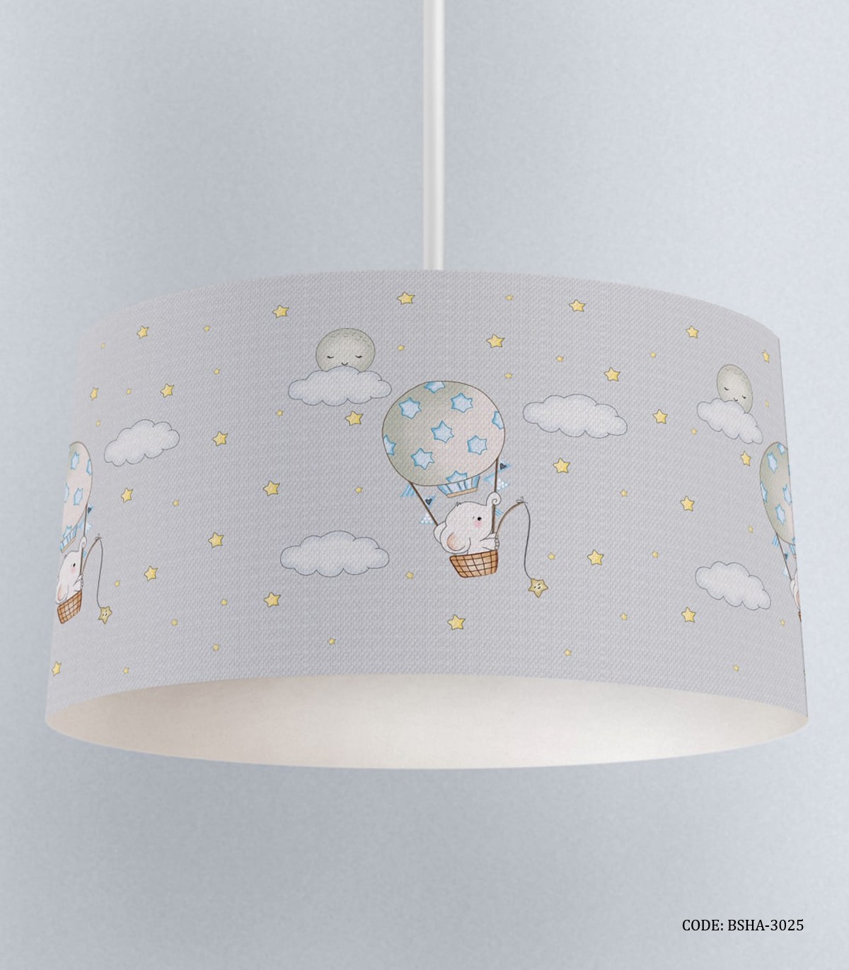 لوستر اتاق کودک پسرانه طرح فیل مدل Pick Stars