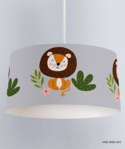 لوستر اتاق کودک پسرانه طرح شیر مدل Lion