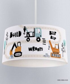 لوستر اتاق کودک پسرانه طرح جرثقیل مدل Build