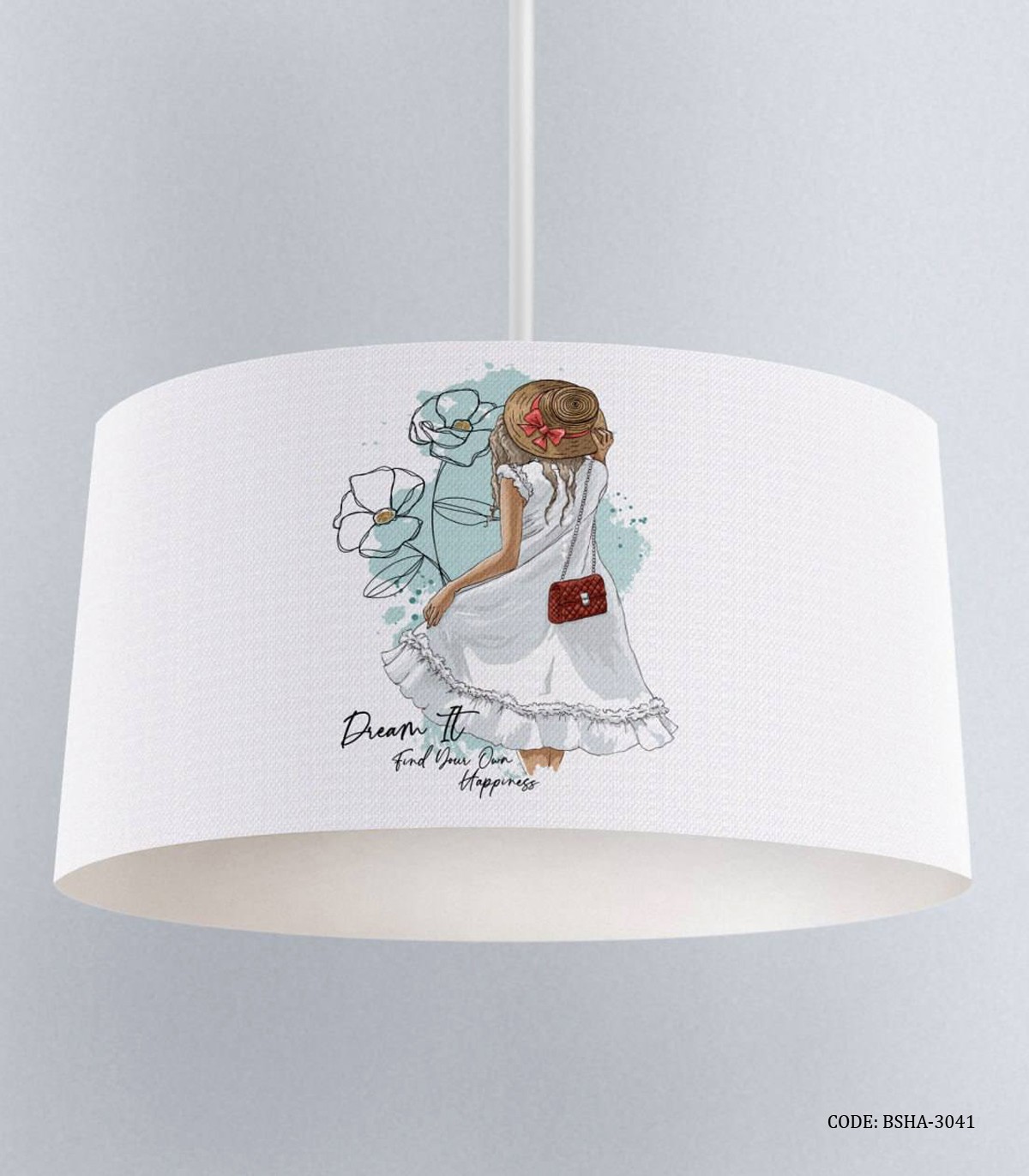 لوستر اتاق کودک دخترانه طرح دختر مدل Island Girl