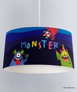 لوستر اتاق کودک پسرانه طرح کارتون هیولا مدل MONSTER