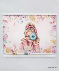 پرده شید اتاق دختر نوجوان طرح دختر مدل Girl Power