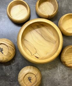 ست کاسه چوبی هفت تکه پیخک مدل 140