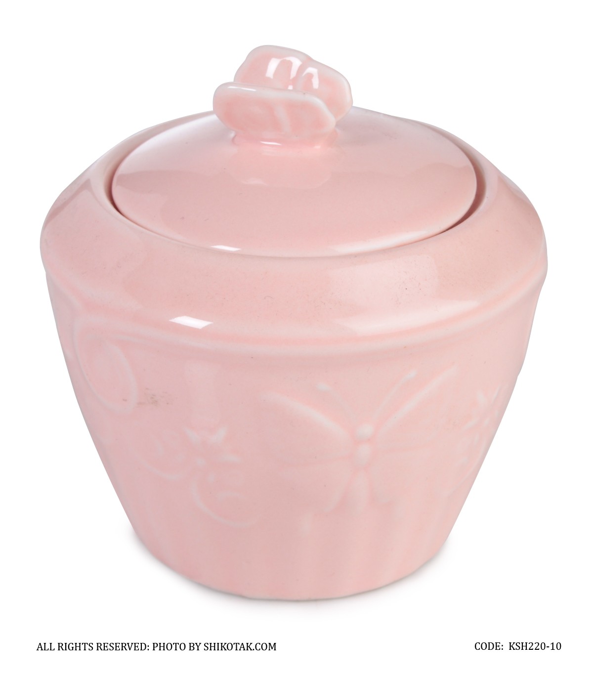 قندان انگلیش هوم صورتی طرح گل