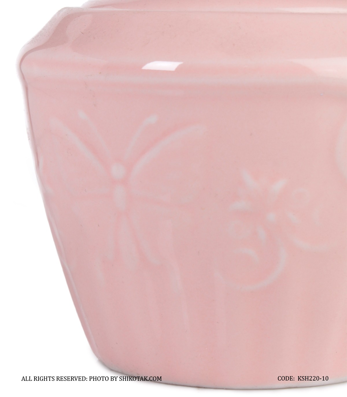 قندان انگلیش هوم صورتی طرح گل