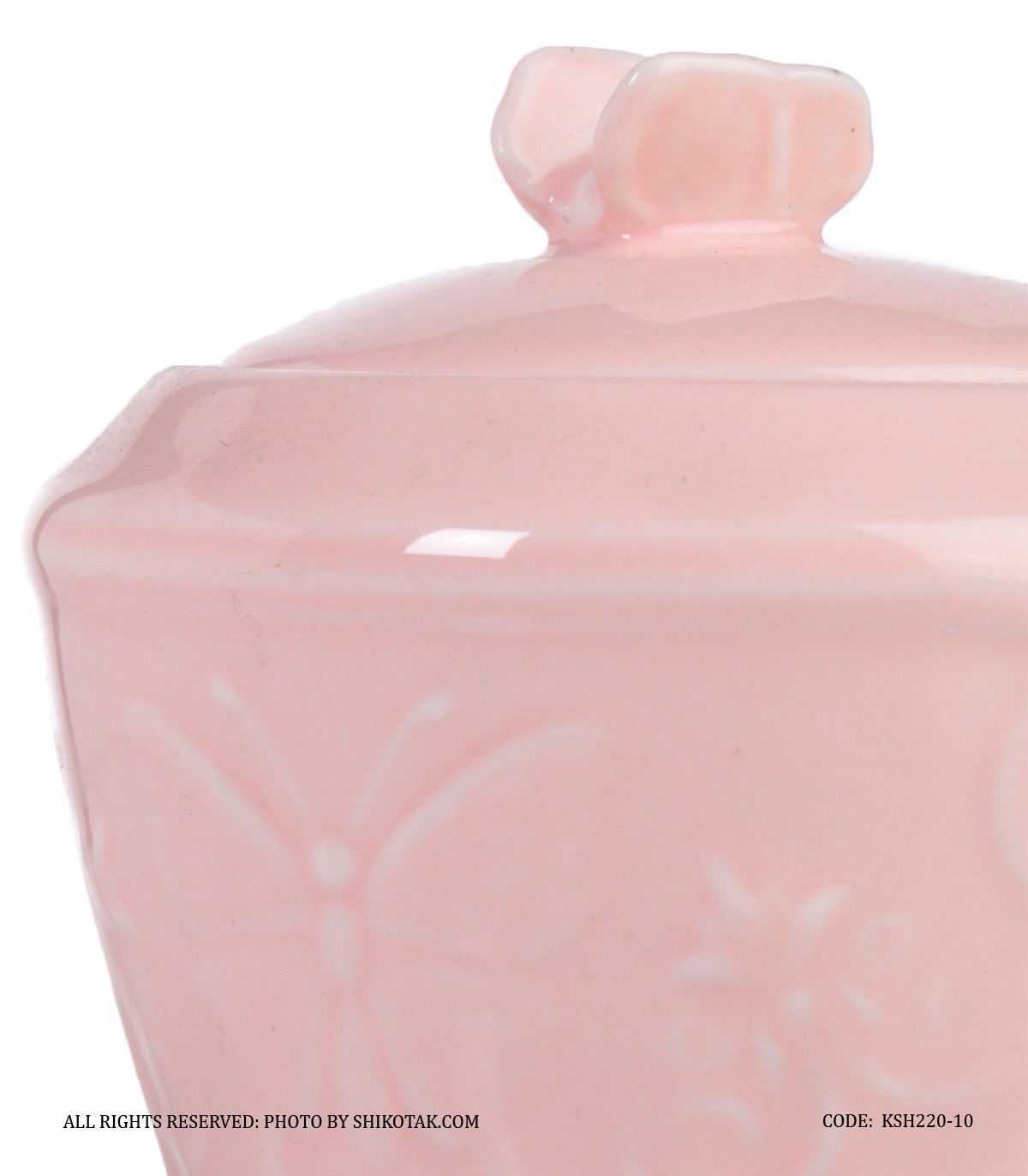 قندان انگلیش هوم صورتی طرح گل