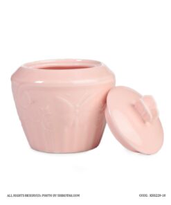 قندان انگلیش هوم صورتی طرح گل