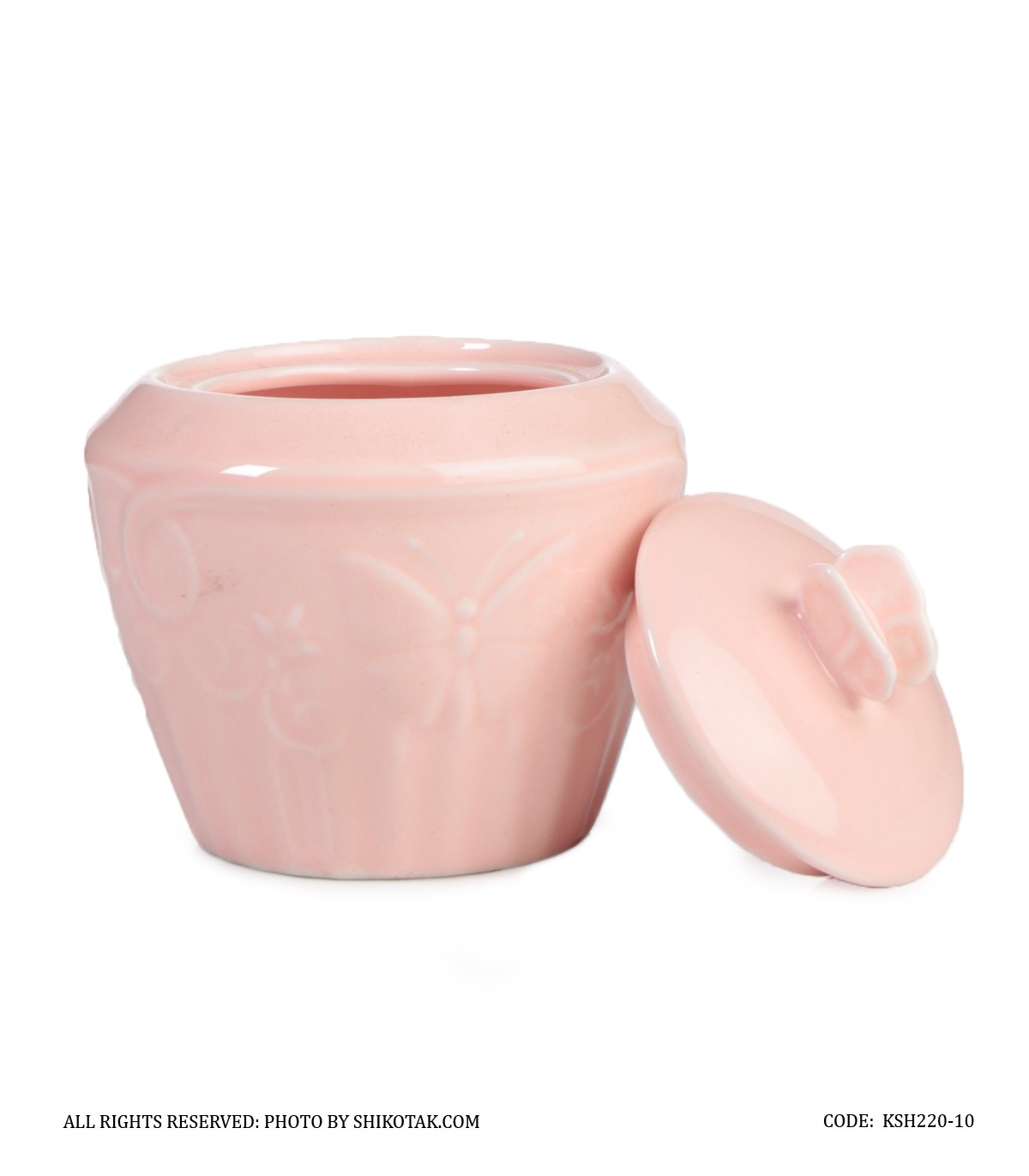 قندان انگلیش هوم صورتی طرح گل