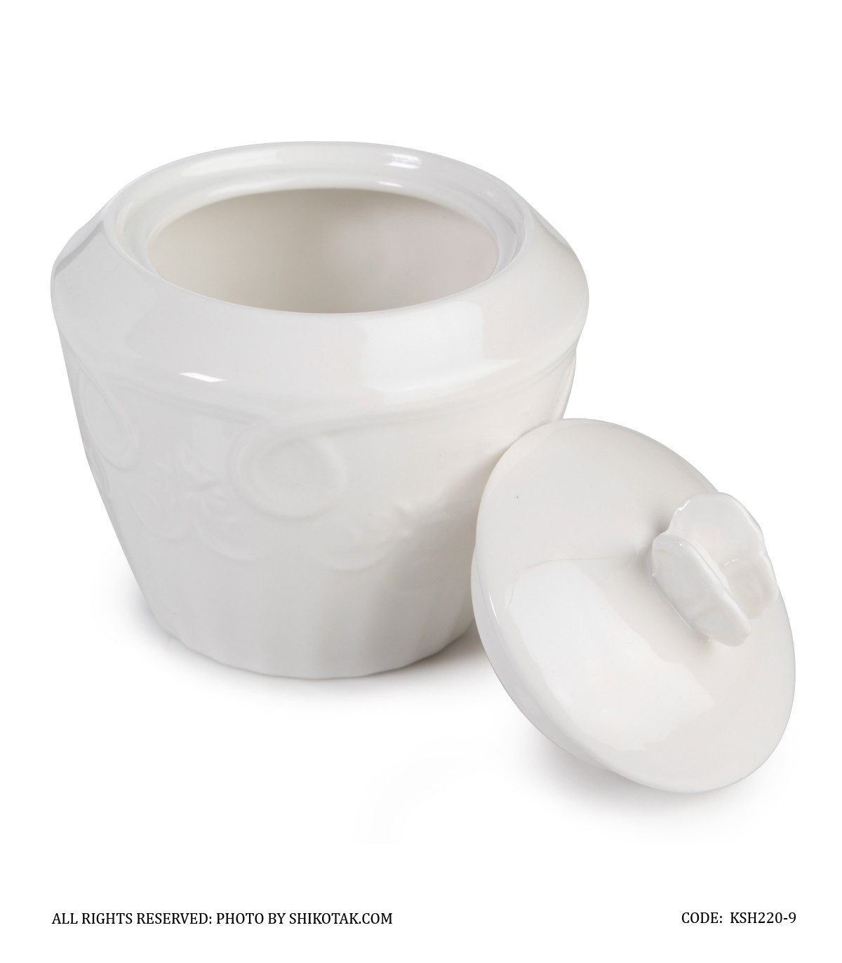 قندان انگلیش هوم سفید طرح گل