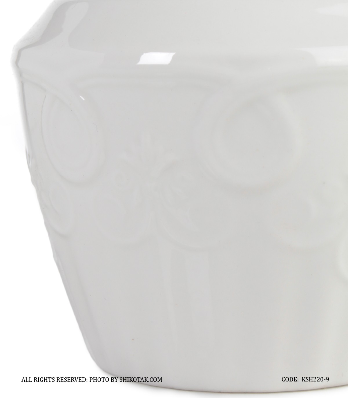 قندان انگلیش هوم سفید طرح گل