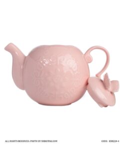 قوری انگلیش هوم صورتی طرح گل