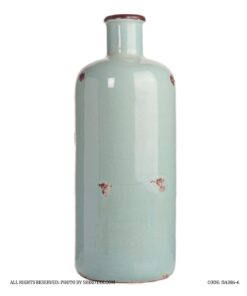 گلدان سرامیکی بزرگ آبی