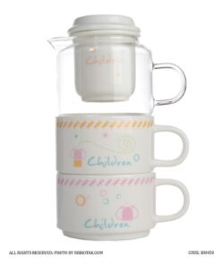 لیوان دمنوش ساز دو نفره طرح شکلات