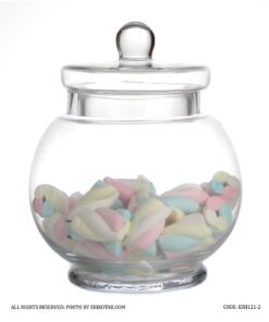 کندی باکس شیشه ای گرد سری 2-121