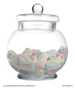 کندی باکس شیشه ای گرد سری 2-121