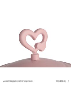 کندی باکس پایه بلند صورتی مدل در قلبی