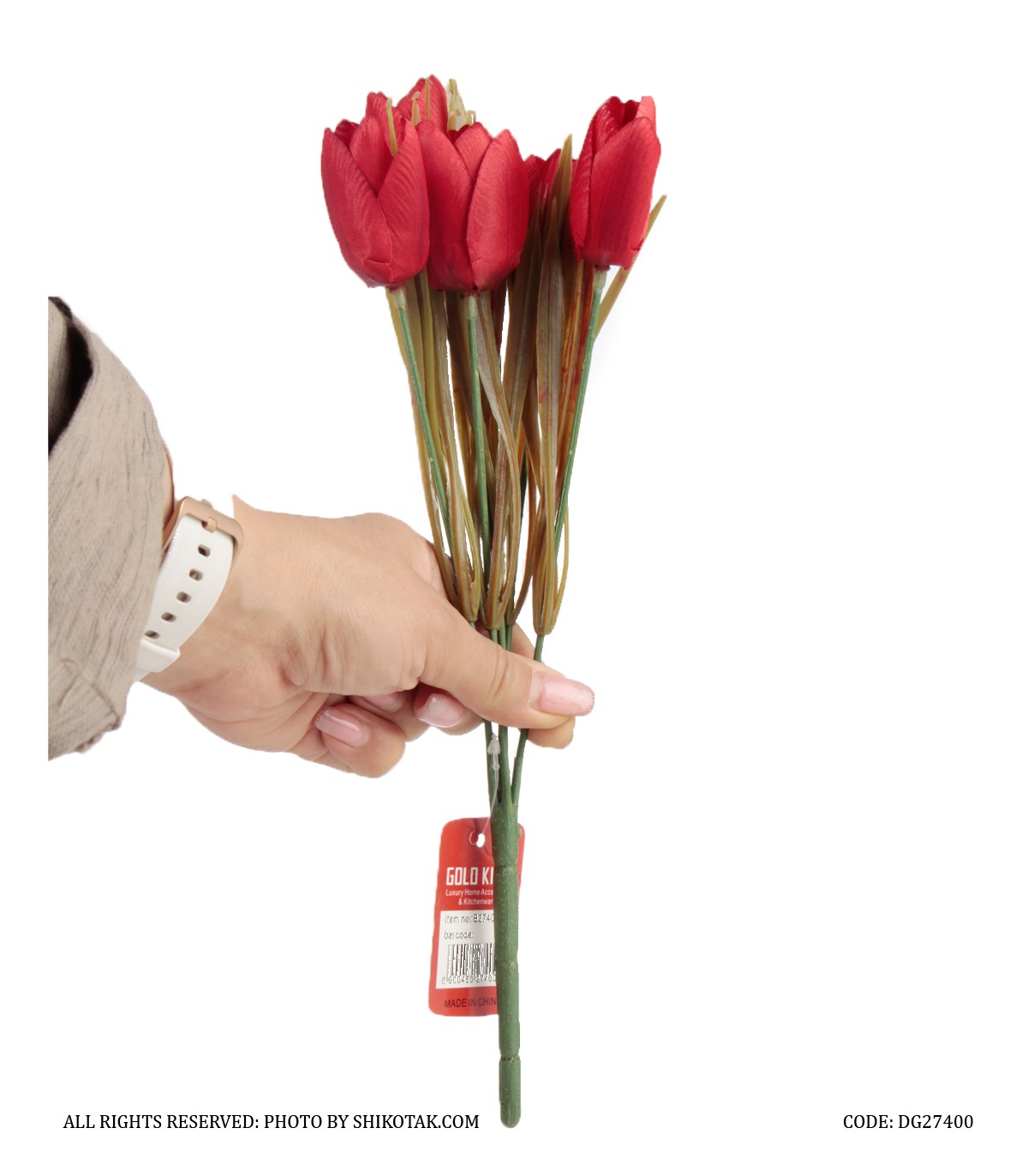 گل لاله مصنوعی