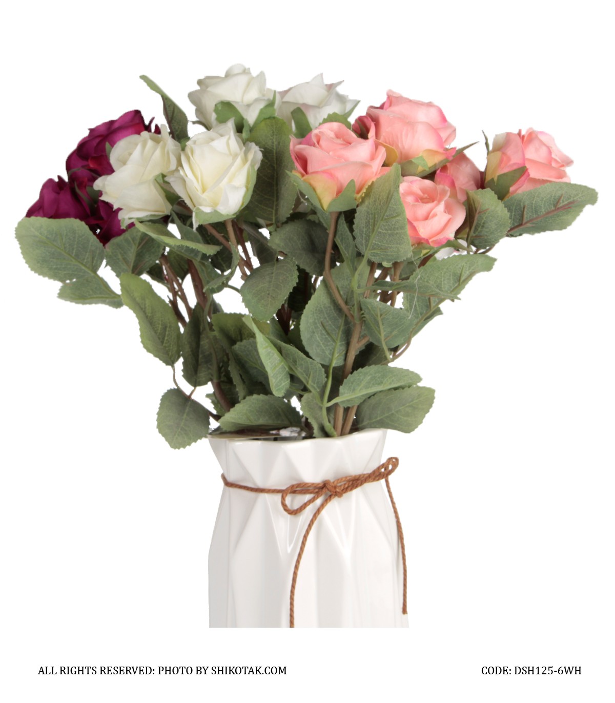 گل مصنوعی رز