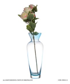 گلدان شیشه ای آبی رومیزی ایکیا