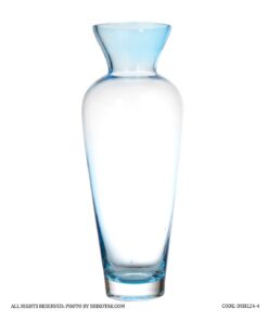 گلدان شیشه ای آبی رومیزی ایکیا