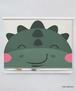 پرده شید اتاق کودک پسرانه طرح دایناسور مدل Happy Dino