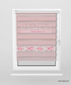 پرده زبرا اتاق نوجوان دخترانه طرح ساده گلدار مدل MOMENT