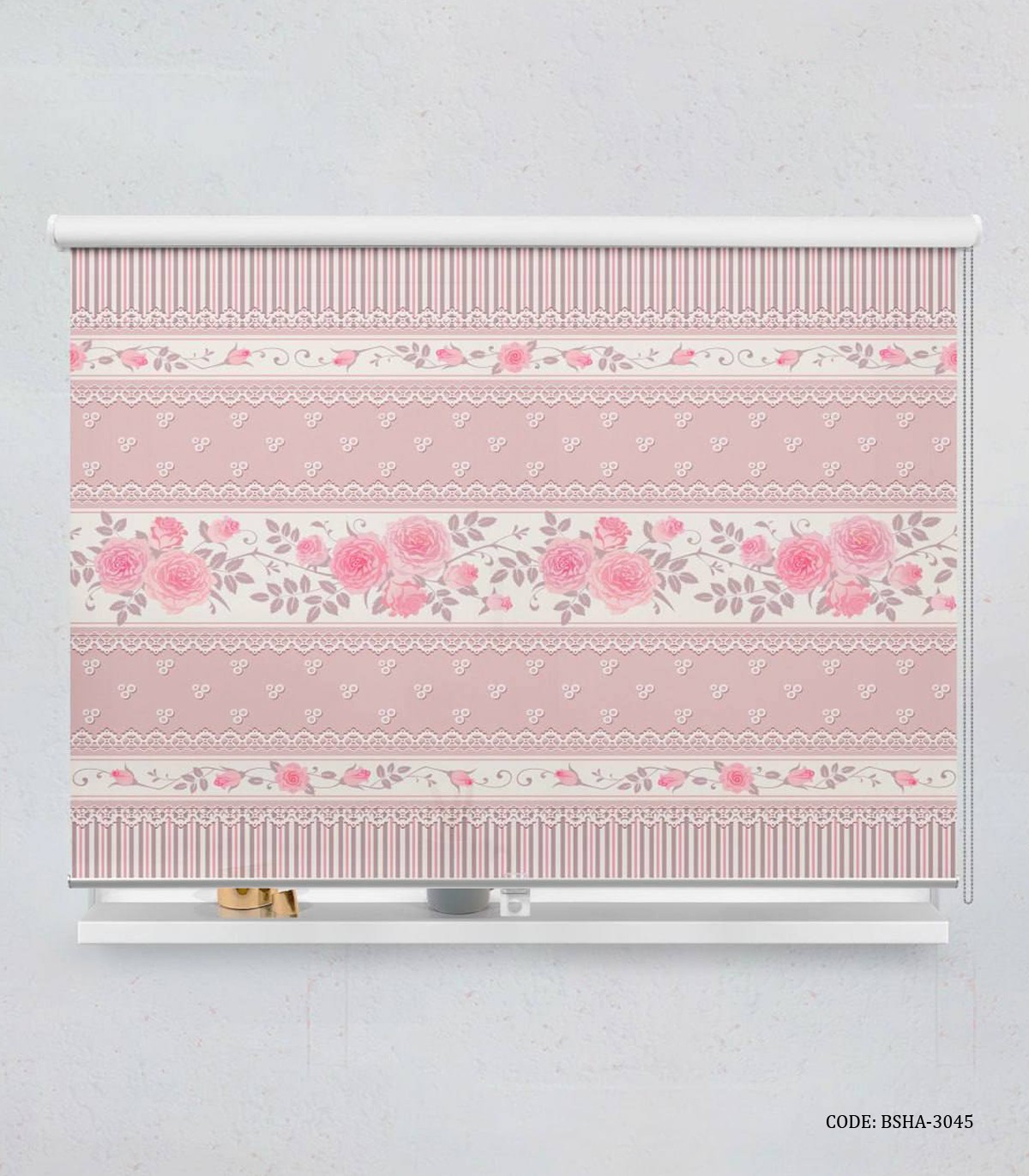 پرده شید اتاق نوجوان دخترانه طرح ساده گلدار مدل MOMENT