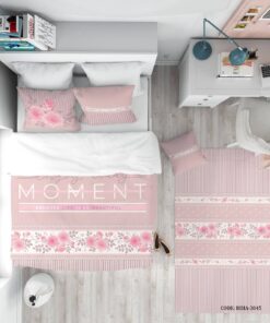 روتختی نوجوان دخترانه 4 تکه طرح ساده گلدار مدل MOMENT