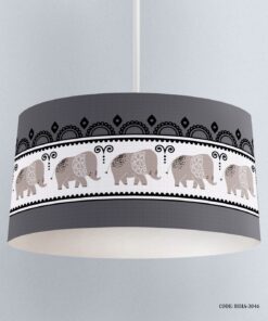 لوستر اتاق کودک پسرانه طرح فیل مدل hello my friend