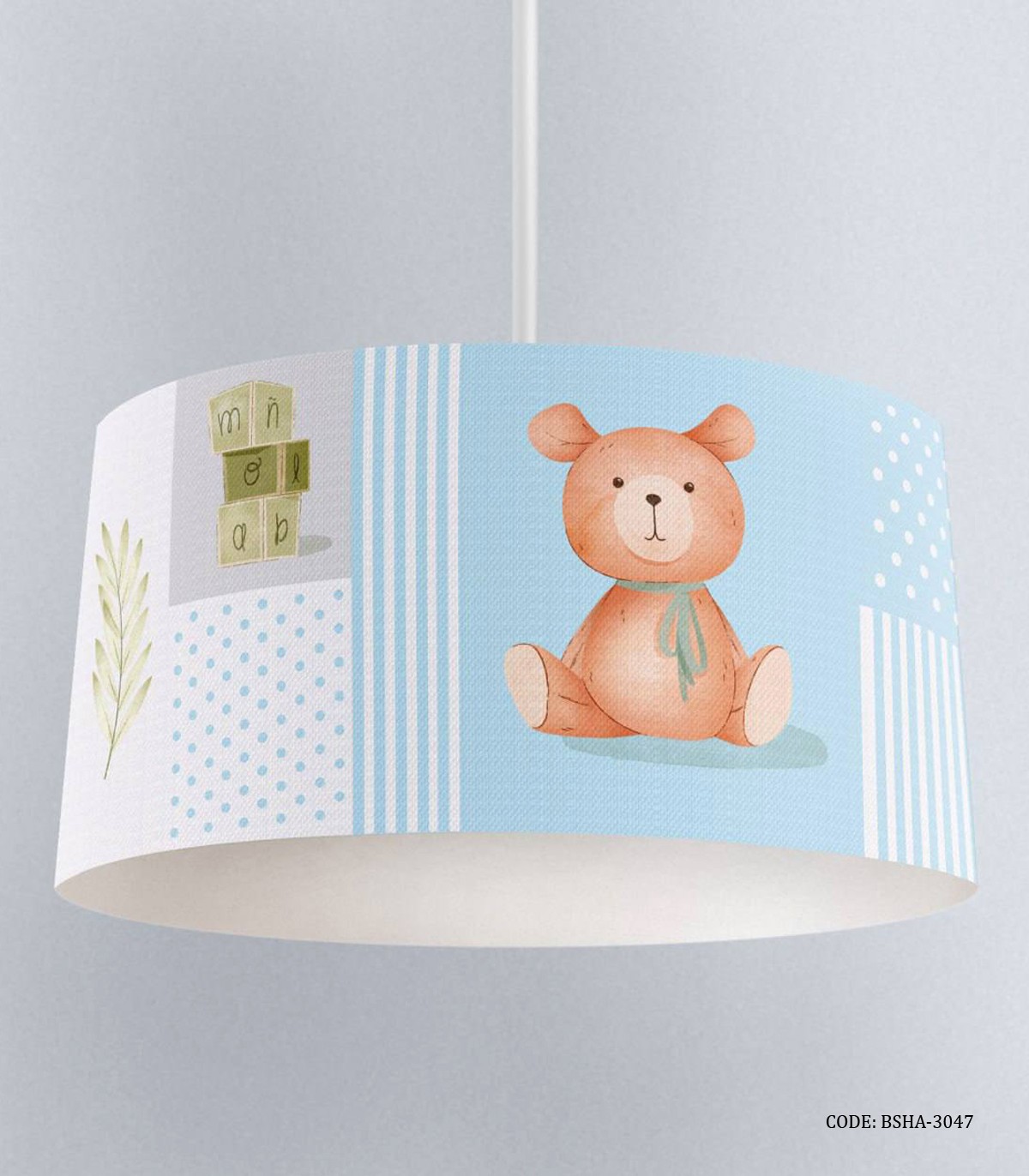 لوستر اتاق کودک پسرانه طرح عروسک خرس مدل Toys