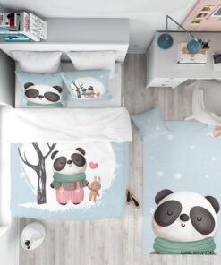 روتختی کودک پسرانه 4 تکه طرح پاندا مدل Sweet Panda