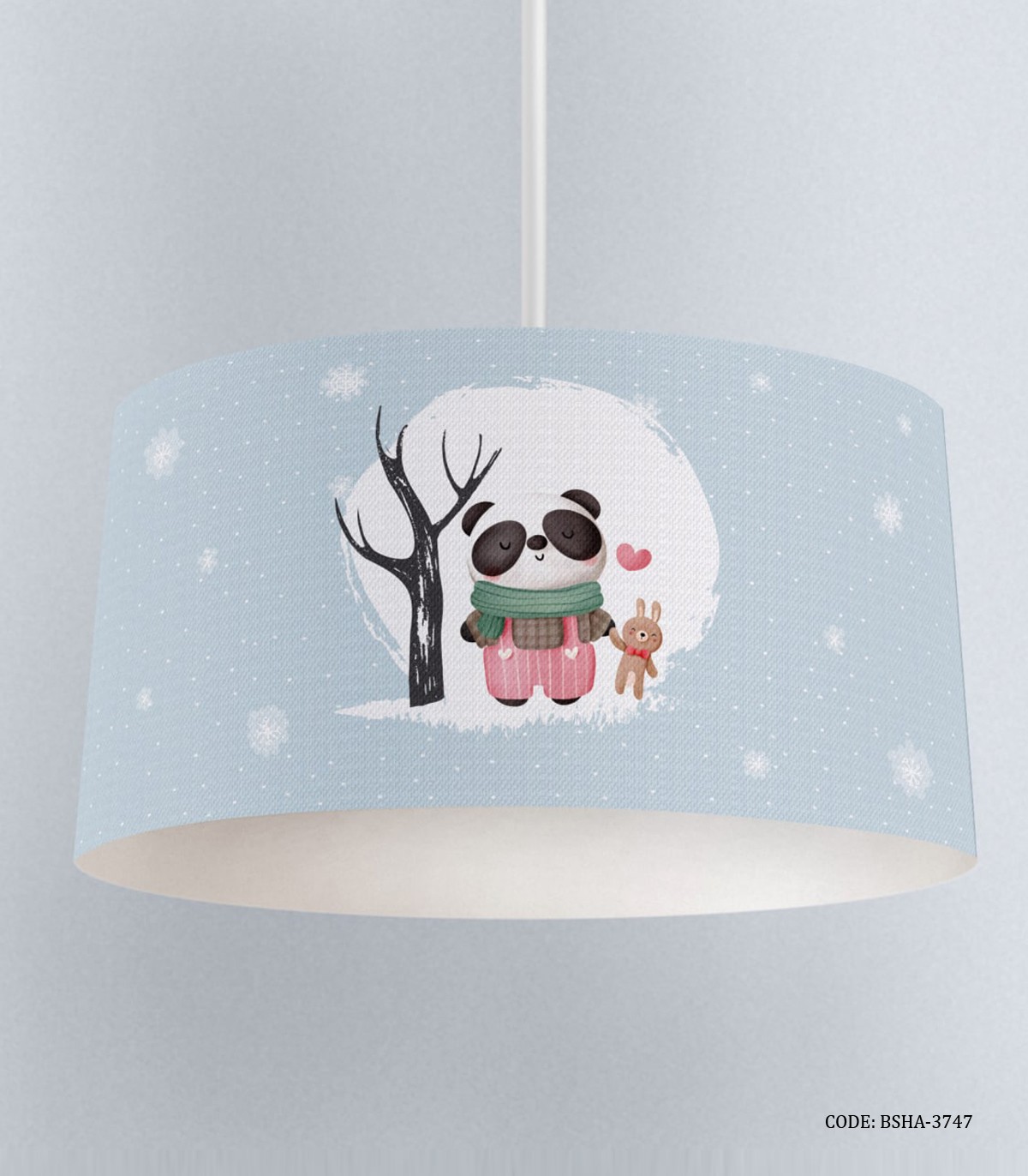 لوستر اتاق کودک پسرانه طرح پاندا مدل Sweet Panda