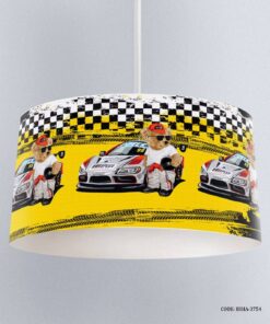 لوستر کودک پسرانه طرح تدی و ماشین مسابقه مدل Racing Crew