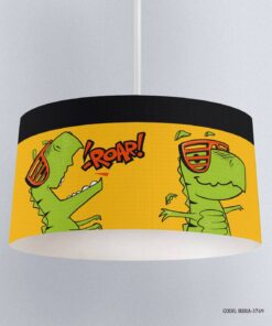 لوستر اتاق کودک پسرانه طرح دایناسور مدل ROAR