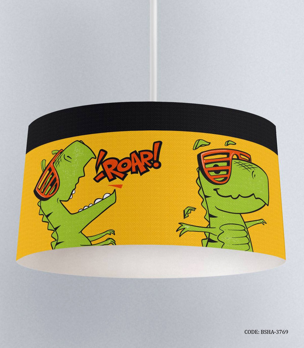 لوستر اتاق کودک پسرانه طرح دایناسور مدل ROAR