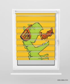 پرده زبرا اتاق کودک پسرانه طرح دایناسور مدل ROAR