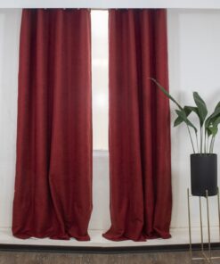 پرده پانچی قرمز سناتکس