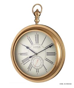 ساعت دیواری فلزی لوتوس مدل JOLIET ANTIQUE کد 4031