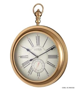 ساعت دیواری فلزی لوتوس مدل JOLIET ANTIQUE کد 4031