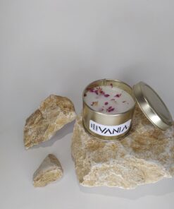 شمع قوطی طلایی وانیا مدل GOLDEN