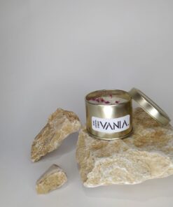 شمع قوطی طلایی وانیا مدل GOLDEN