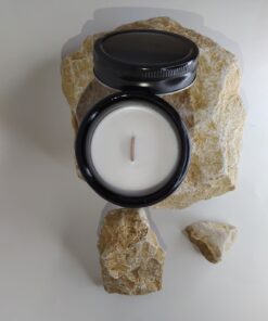 شمع جار قهوه ای وانیا مدل Hi