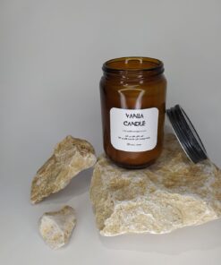 شمع جار قهوه ای مدل container