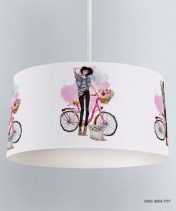 لوستر اتاق دخترانه طرح دختر مدل Fashion Girl