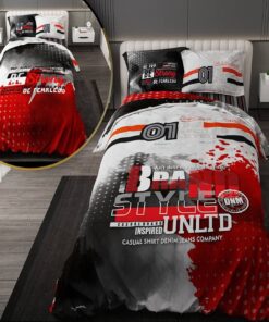 سرویس روتختی نوجوان پسرانه با لحاف دورویه طرحدار طرح برند استایل