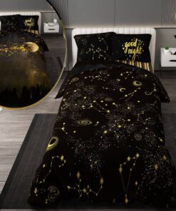 سرویس روتختی نوجوان پسرانه و دخترانه با لحاف دو رویه طرحدار طرح کهکشان