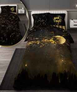 سرویس روتختی نوجوان پسرانه و دخترانه با لحاف دو رویه طرحدار طرح کهکشان