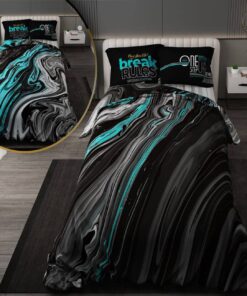 سرویس روتختی نوجوان پسرانه و دخترانه با لحاف دو رویه طرحدار طرح ماربل سبز