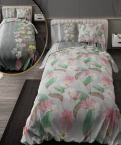 سرویس روتختی نوجوان دخترانه با لحاف دو رویه طرحدار طرح بهار