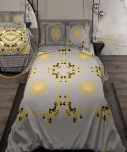 سرویس لحاف روتختی دو نفره دورویه طرحدار طرح ورساچه